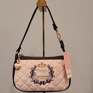 Juicy Couture ROYAL COUTURE Mini Wristlet Purse PINK CLAY-NWT